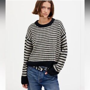 Madewell Mixed Stripe Pullover Sweater